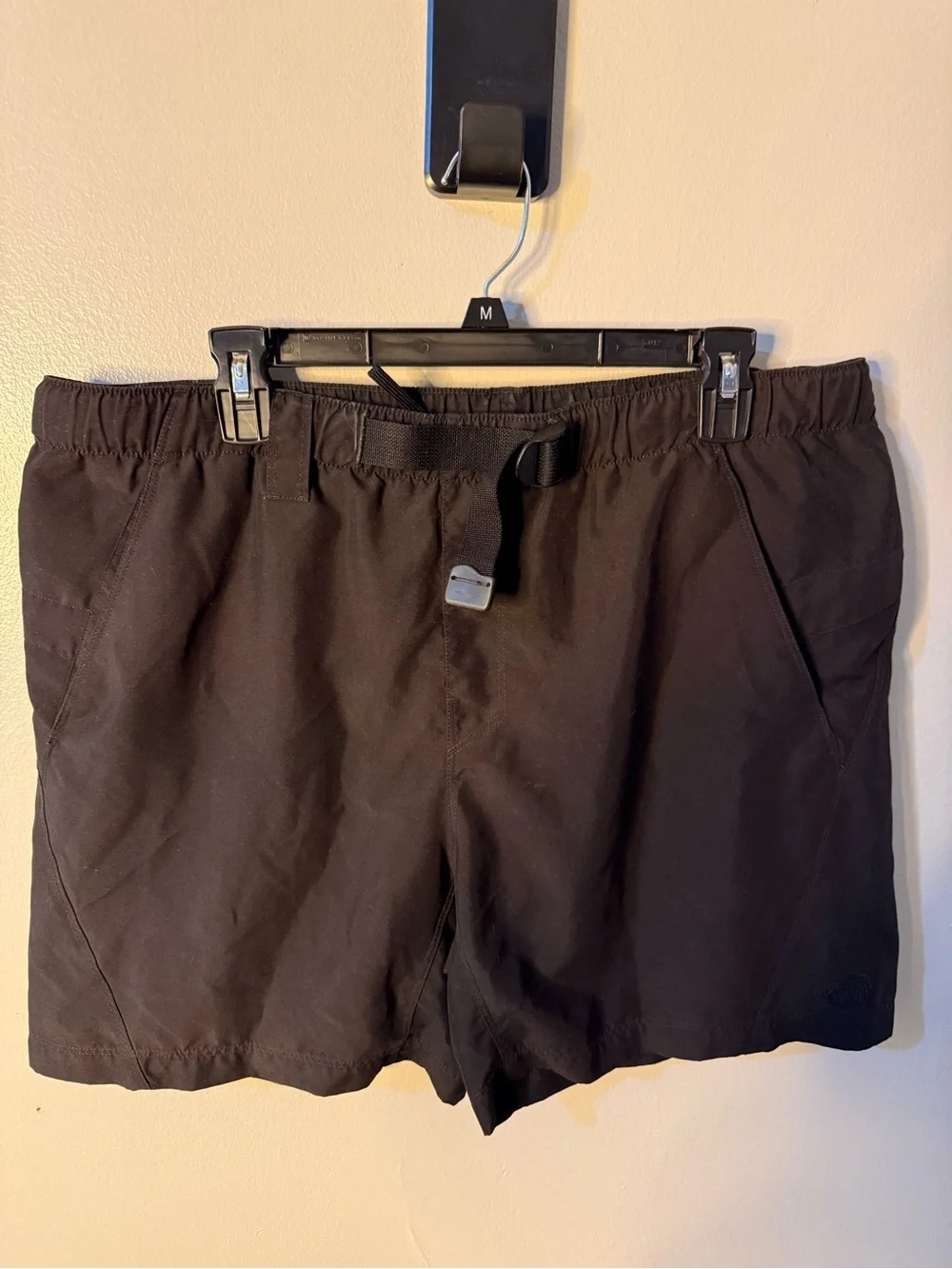 The North Face Men's Black Athletic Drawstring Shorts